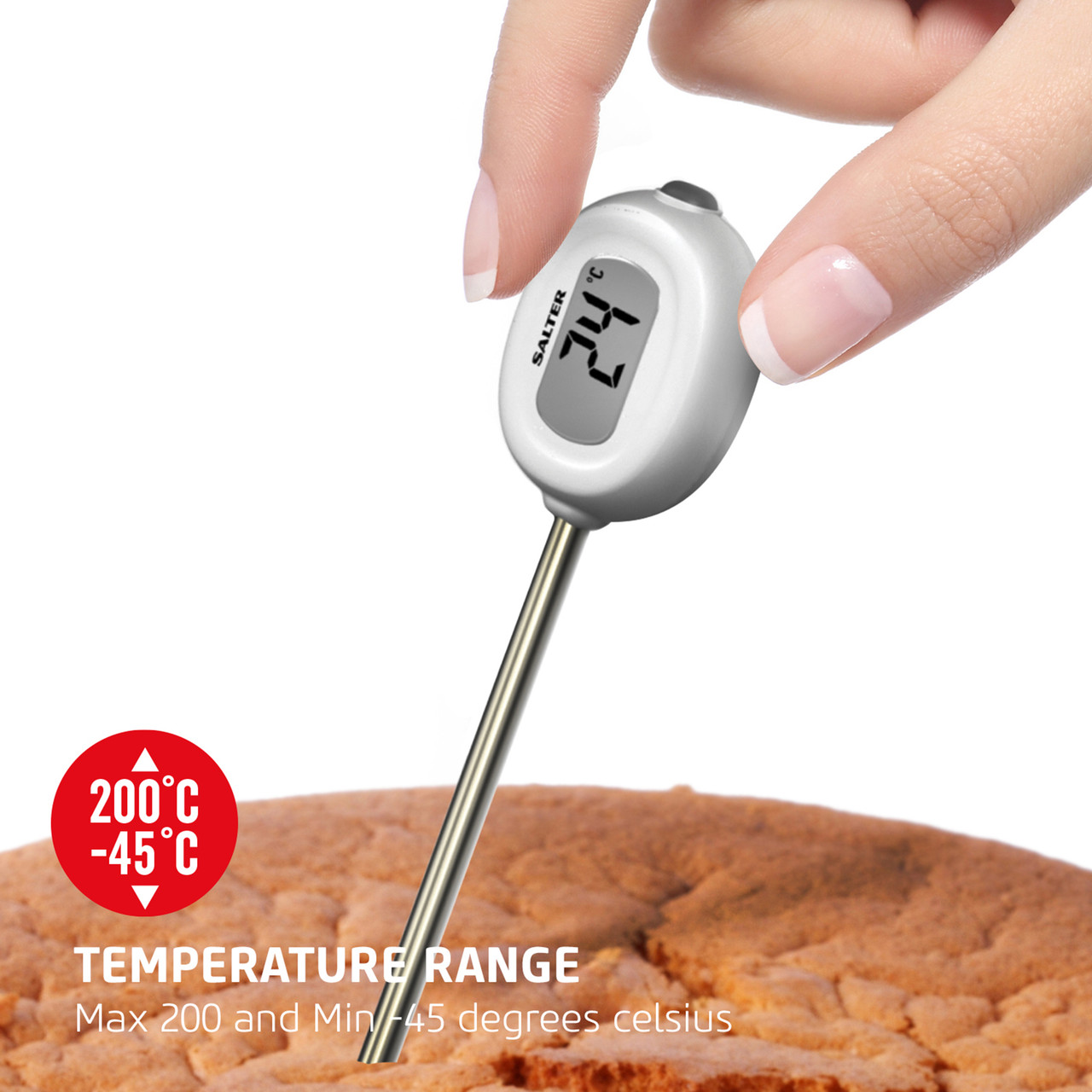 Meat Thermometer, Pemclen Digital Instant Read Food Thermometers Oven Safe  Meat