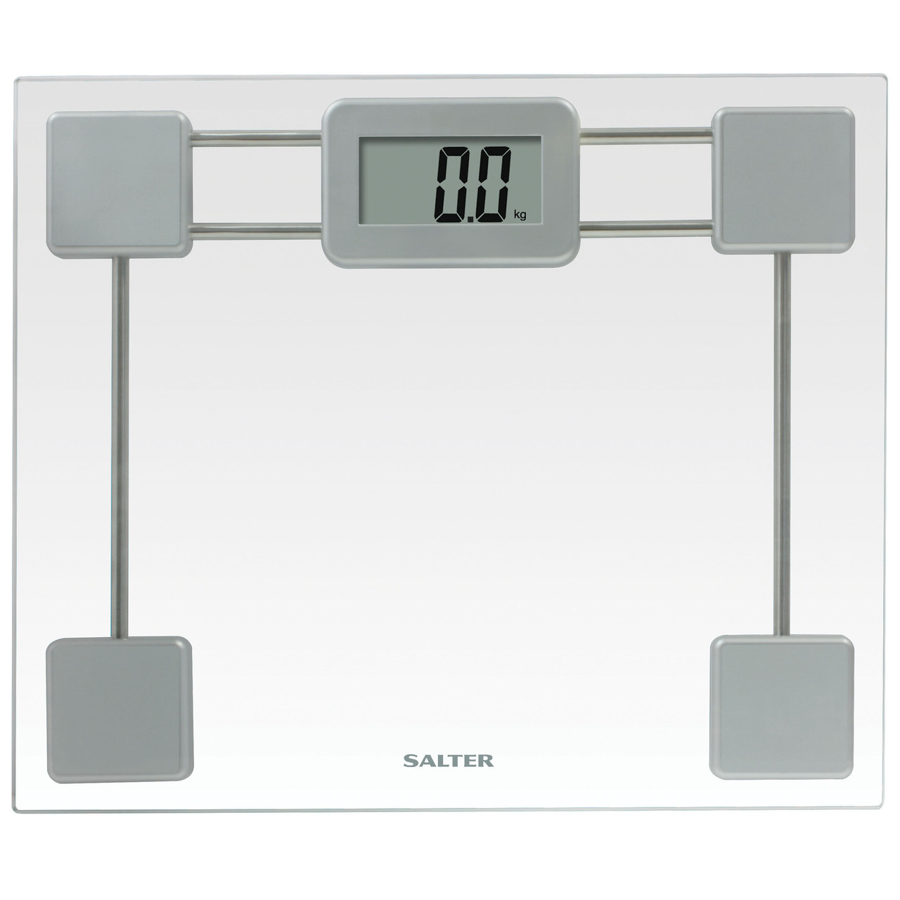 Toughened Glass Compact Electronic Bathroom Scale, 150kg Capacity