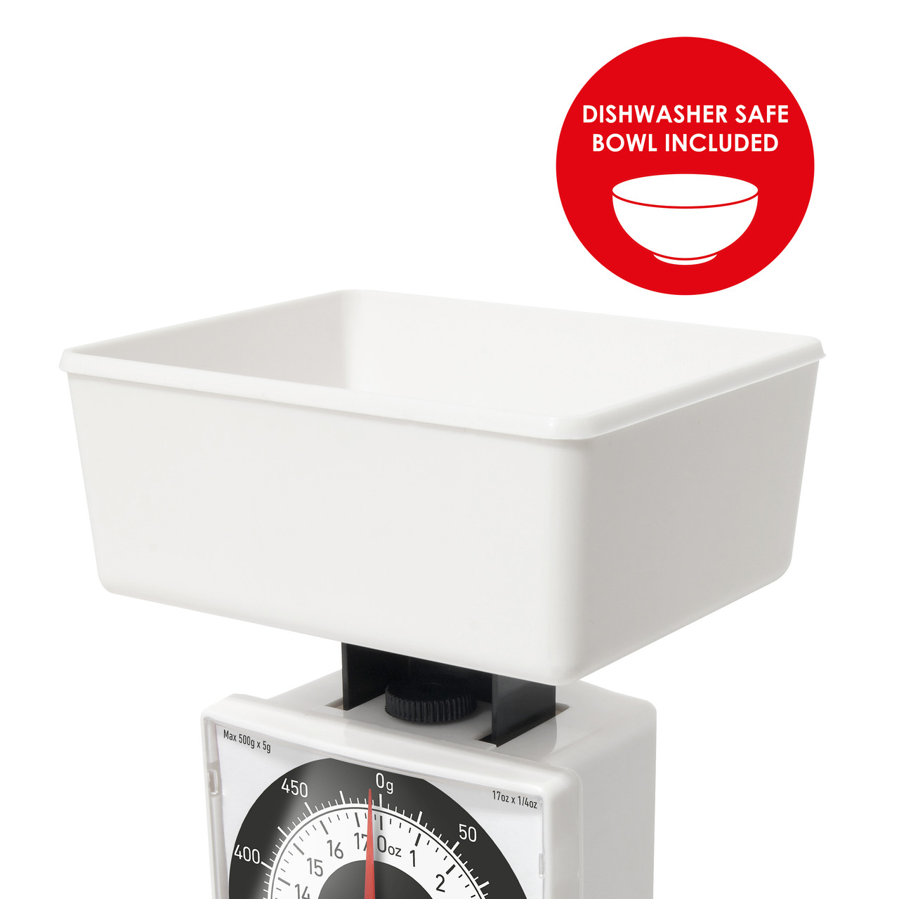 UniqueWare mechanical kitchen scale 5kg/11 lb capacity