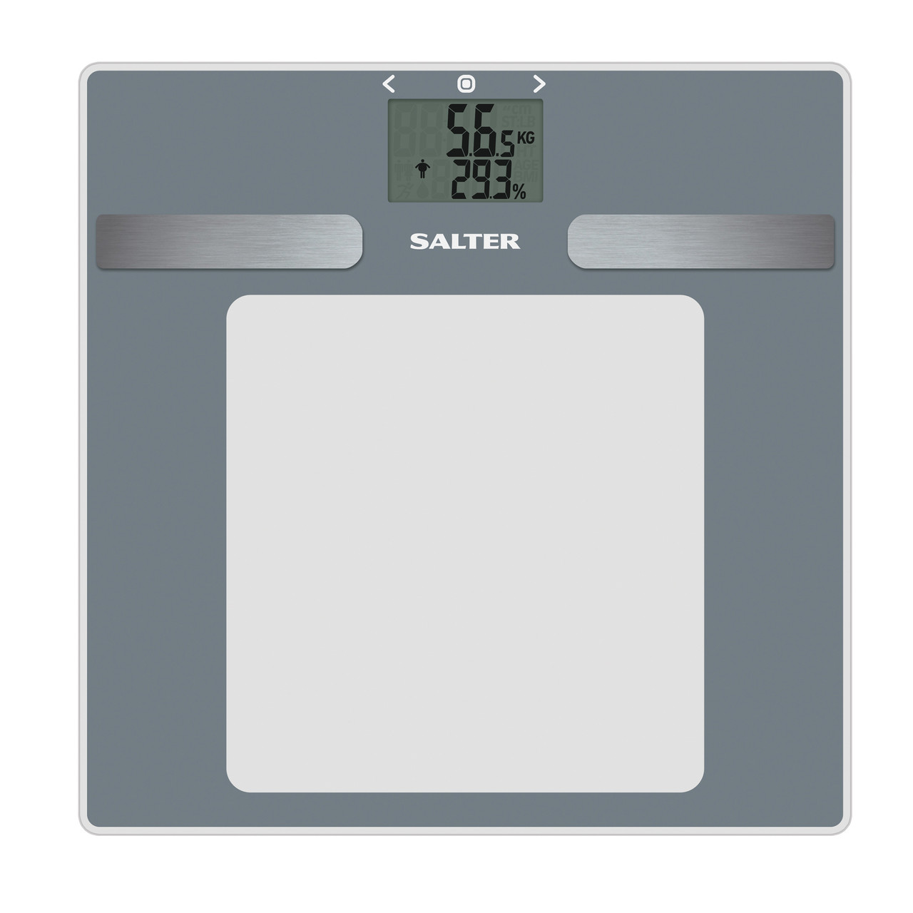 HealthStation Body Fat Bathroom Scale, Silver