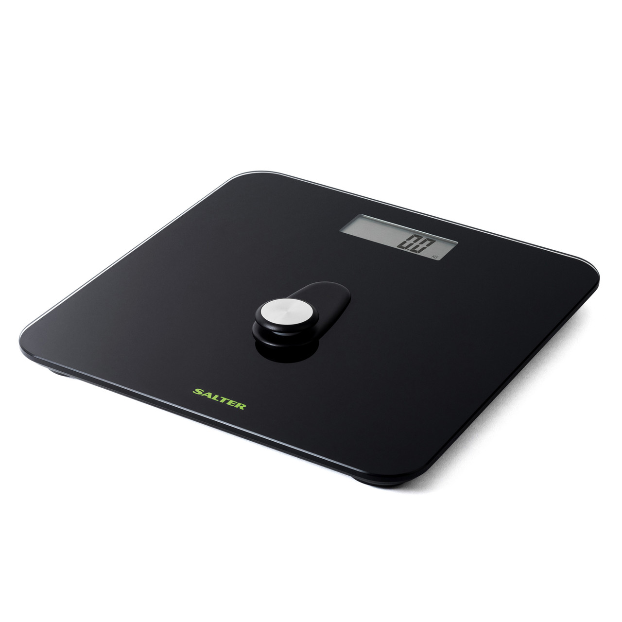 Digital Scale, Body Weight Bathroom Scale 396lb/180kg High Accuracy,  Step-On Technology with Lithium Rechargeable Battery. - Black, New