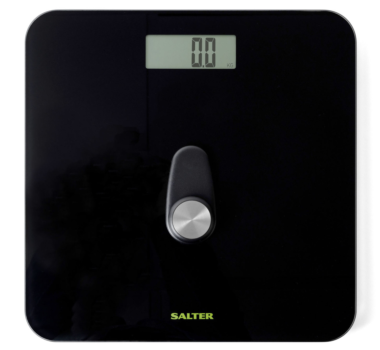 Max Life - Digital Scale, Body Weight Bathroom Scale 396lb/180kg High Accuracy, Step-On Technology with Lithium Rechargeable Battery - Black, New