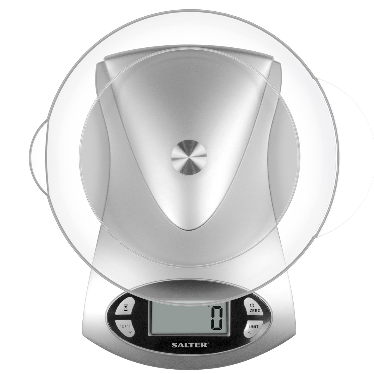 Salter Digital Kitchen Scale  Silver Glitter - 1173SVGLDR – Carlos