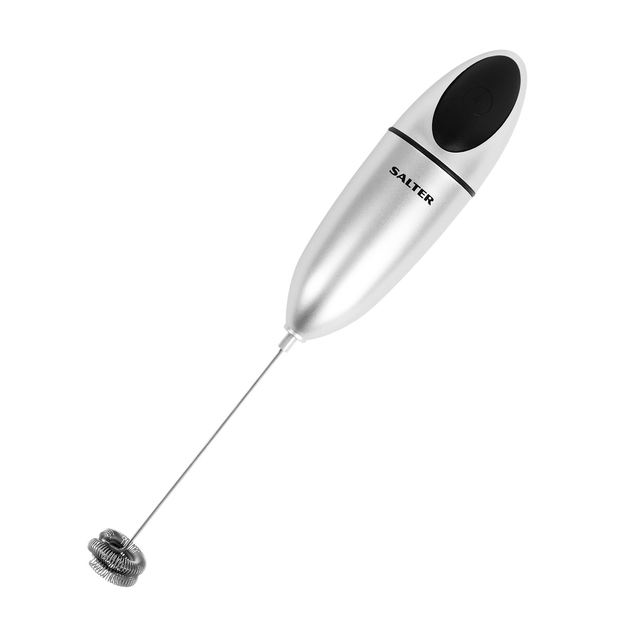 Handheld Milk Frother Whisk with Stand. Stainless Steel Battery Operated  Electric Foamer, 0.6 x 0.6 x 9.75 in - Foods Co.