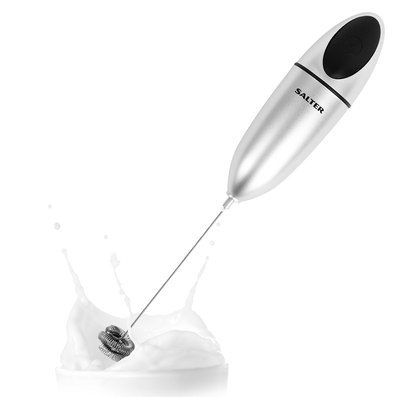 Knox Gear Handheld Milk Frother - Silver