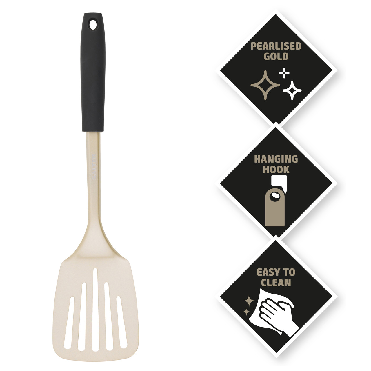 Elements Spatula w/Metallic Gold Handle – Twisted Mule Mercantile