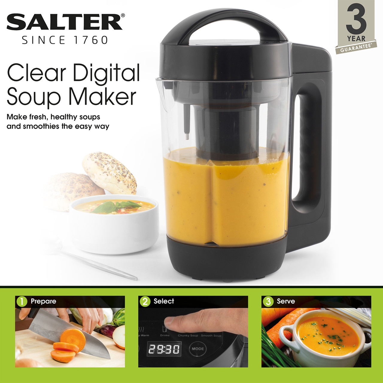 Shop Salter Digital Soup & Smoothie Blender