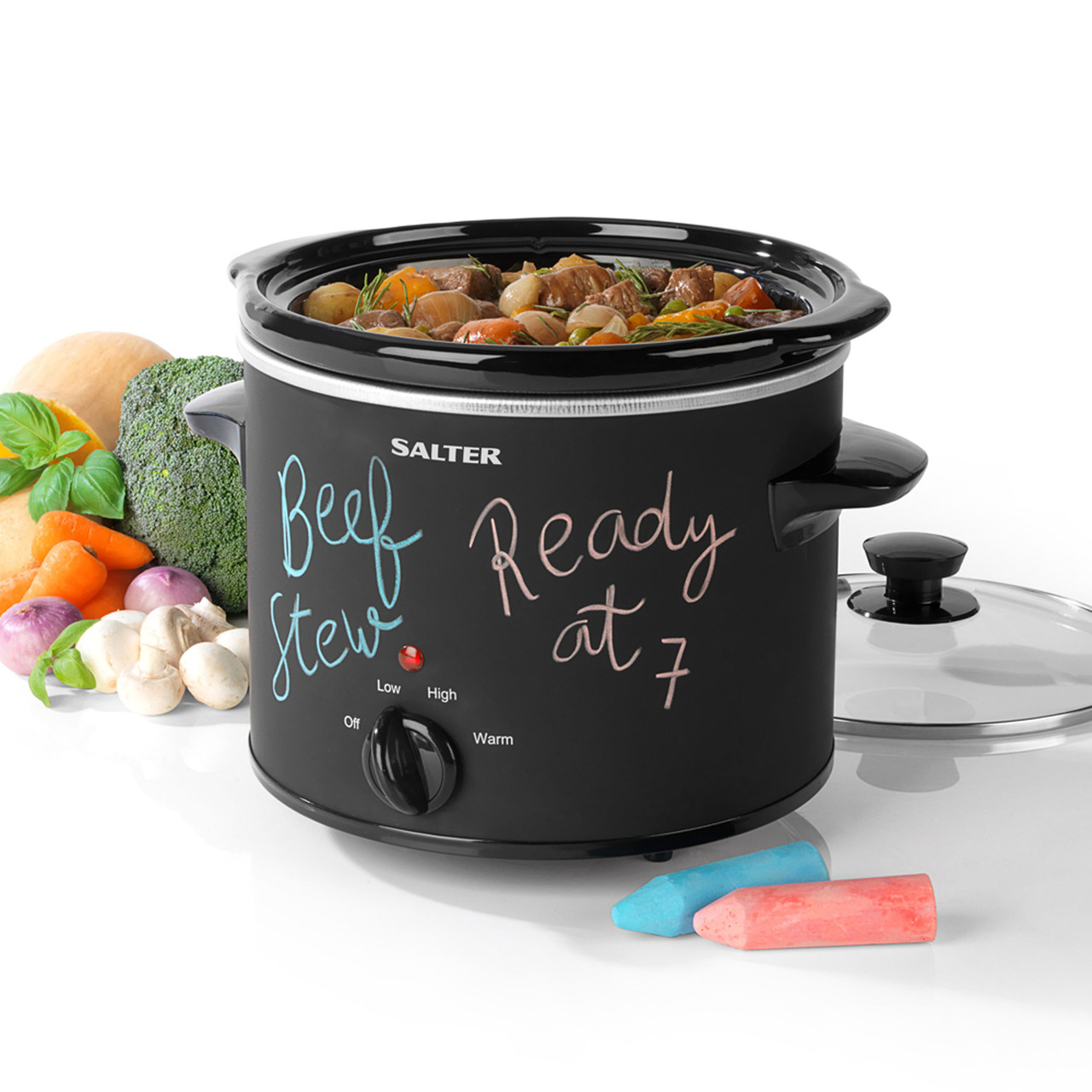 Slow Cooker Ceramic Cooking Pot - 3.5L