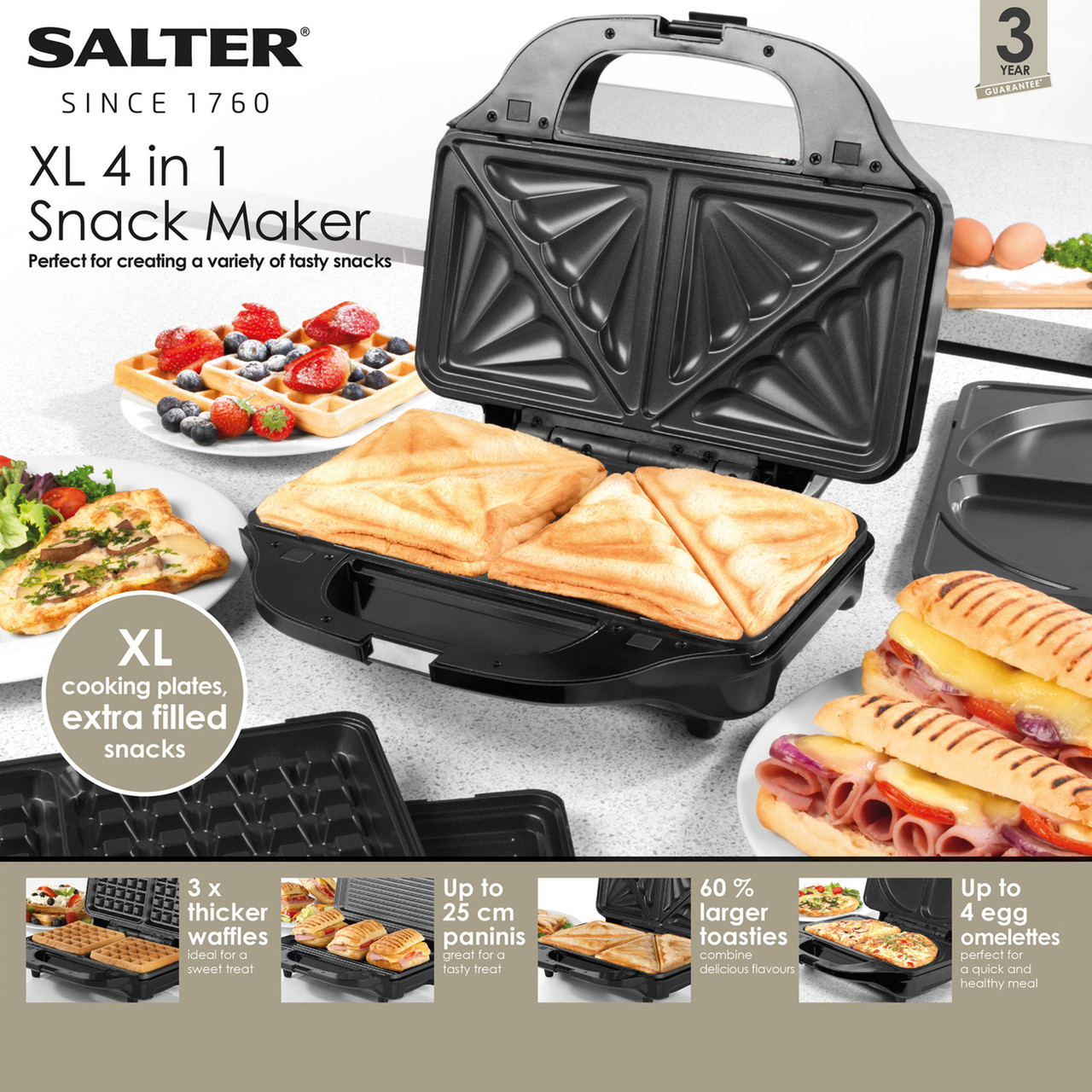 Shop Salter XL 4-in-1 Toastie Maker