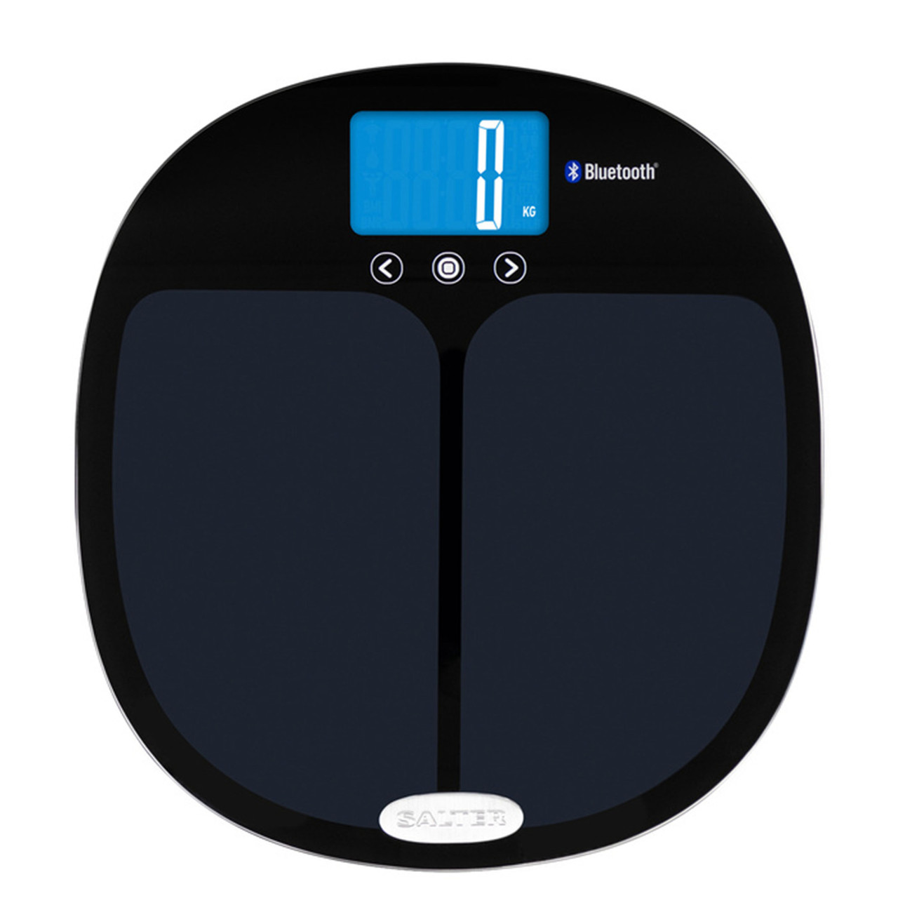 DEIK Smart Digital Body Fat Scale, Black Bluetooth Bathroom Scale, with iOS  and Android APP, 180kg/400lb High Precision Measurement, Detects 13 Data