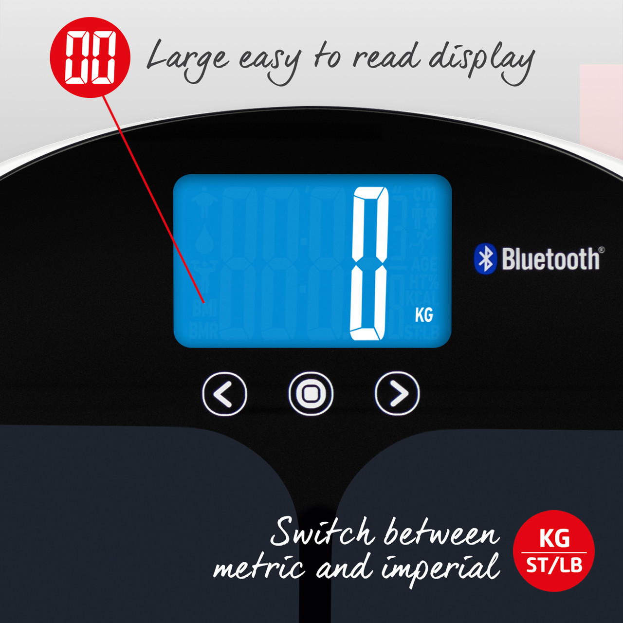 Buy Salter Curve Smart Bluetooth Analyser Scale, White/Black