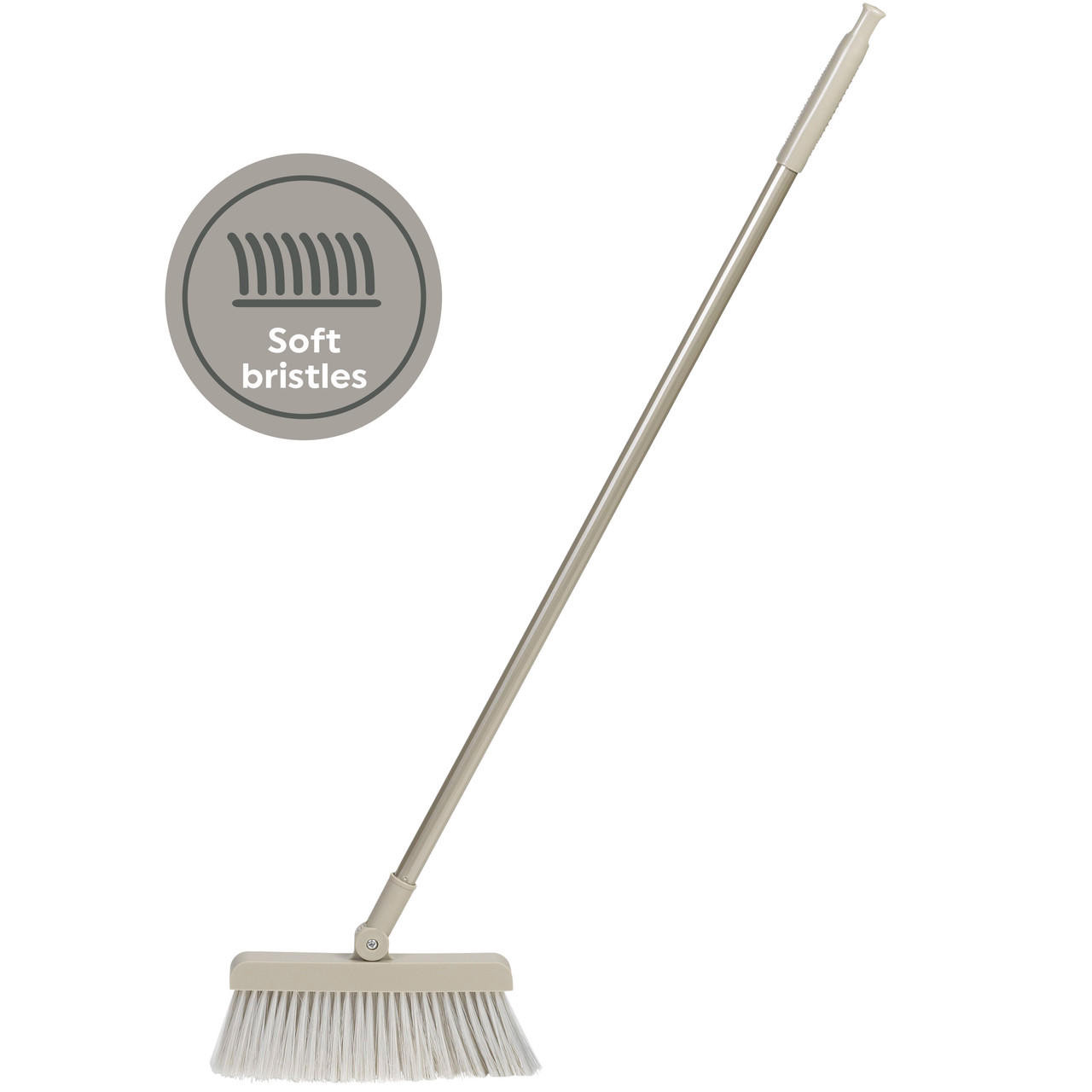 Broom and Dust Pan Set Bristles Upright Stand up Light Weight Long Han –  Eyliden