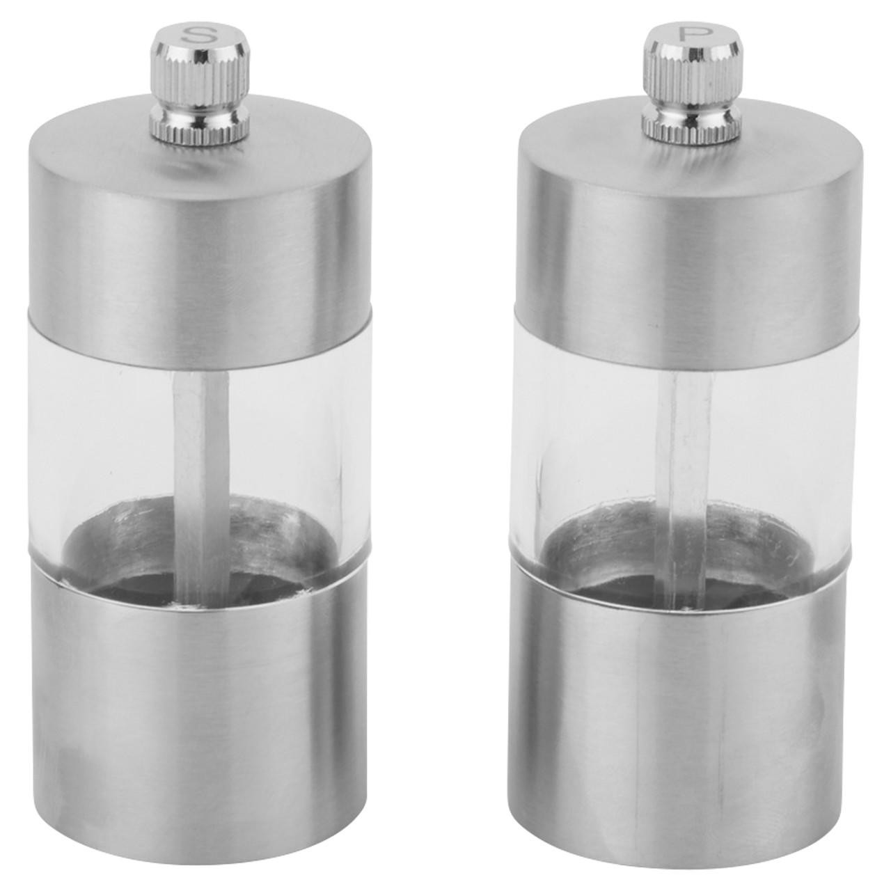 Compact Salt and Pepper Grinder Set with Adjustable Coarseness - Fully  Ceramic - Best Taste In a Small Size