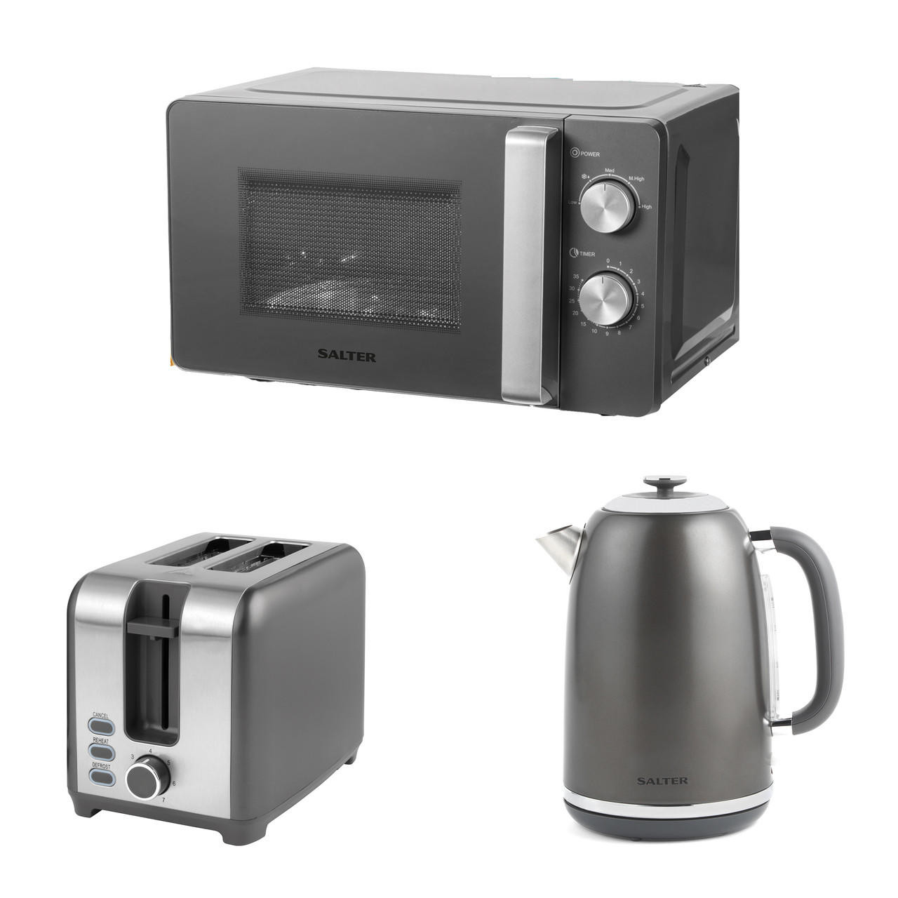 Tower QT1T 14 Litre 600W Compact Manual Control Microwave Oven QT1 - Kettle  and Toaster Man