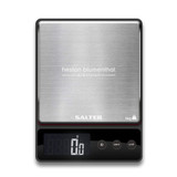 Digital kitchen scale with stainless steel platform, LCD display and buttons, 5kg max