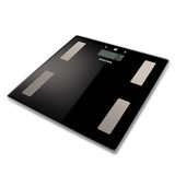 Glass Analyser Bathroom Scale - Black