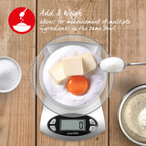 XL Silver Digital Kitchen Scale – Kalorik