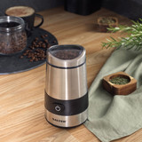 salter electric coffee and spice grinder, featuring a stainless steel blade and 60 gram capacity
