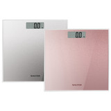 Salter Glitter Electronic Bathroom Scale, 180kg Capacity, Rose Gold Pink/Silver