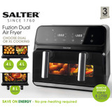 Fuzion Dual Air Fryer - 8L
