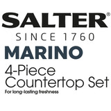 Marino 4-Piece Bread Bin & Canister Set