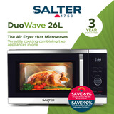 DuoWave 2-in-1 Air Fryer & Microwave - 26L