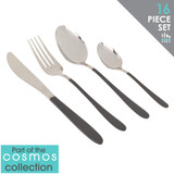 Cosmos 32-Piece Cutlery Set - Grey