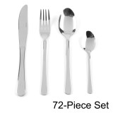 Bakewell 72-Piece Stainless Steel Cutlery Set 