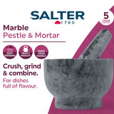 Marble Pestle and Mortar, Black