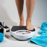 Doctor Style Mechanical Bathroom Scale - White