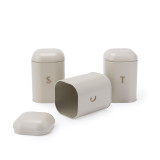 Pebble 3-Piece Canister Set - Cream 