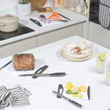 Plastic Chopping Board – Black/White - White - BW13903EU7 - Salter - 5054061582185