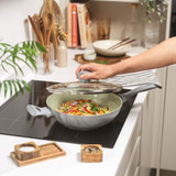 Earth 28cm Wok Pan – Green