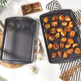 Recycled Baking Tray Set – 100% Recycled Carbon Steel Bakeware