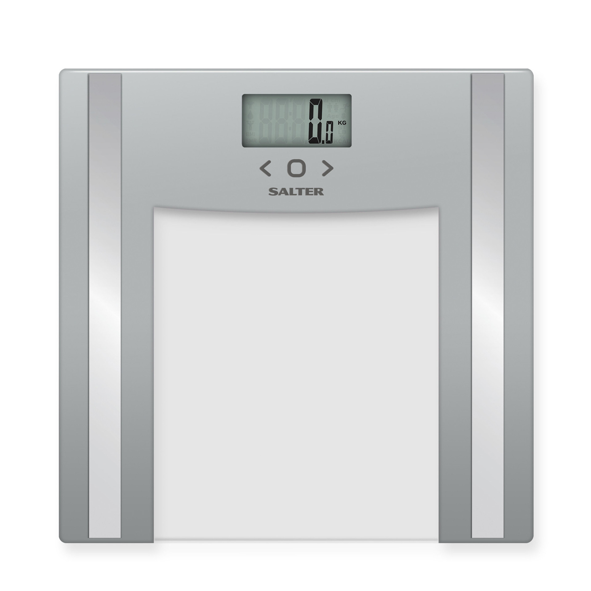 Glass Analyser Bathroom Scale - Grey