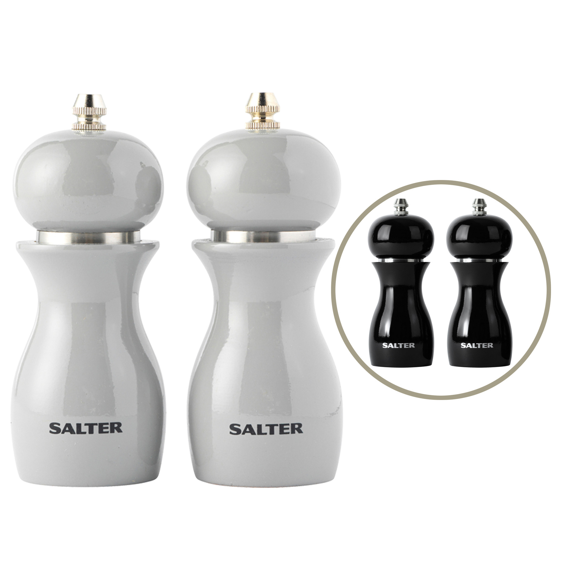 Shop Salter Salt & Pepper Mill Sets Traditional Pepper Grinders