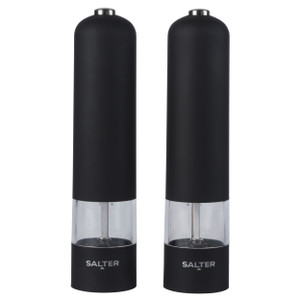 𝑵𝒆𝒘 𝑼𝒑𝒈𝒓𝒂𝒅𝒆𝒅 PwZzk Electric Salt and Pepper Grinder Set