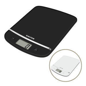 Salter Pro Digital Kitchen Scales - Electronic Food Weighing, Slim Design  Cooking Scale Home Appliance, LCD Display, Add & Weigh, Compact Storage