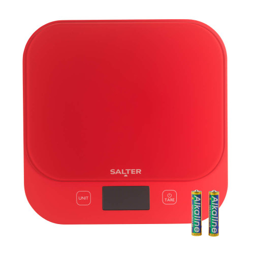 British Bakes Digital Kitchen Scale – Red
