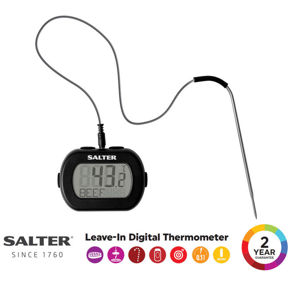 Leave-In Digital Kitchen Thermometer Leave-In Digital Kitchen Thermometer