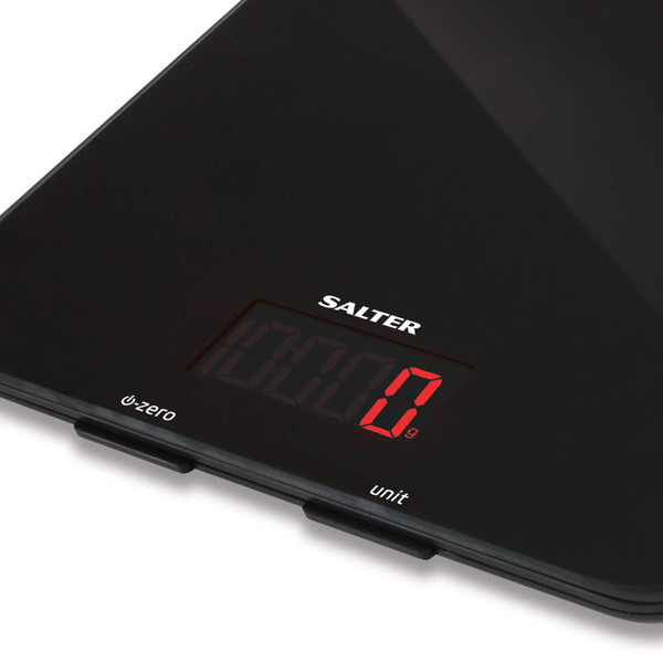 Glass Digital Kitchen Scale, 10kg - Black Glass Digital Kitchen Scale, 10kg - Black