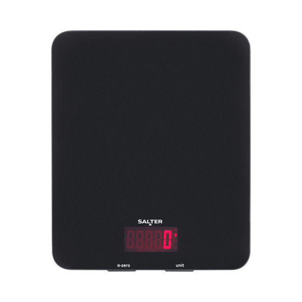 Glass Digital Kitchen Scale, 10kg - Black