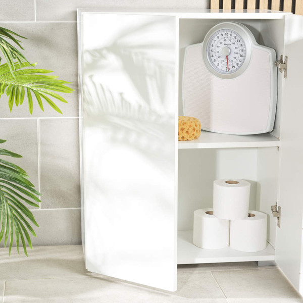 Classic Mechanical Bathroom Scale - White