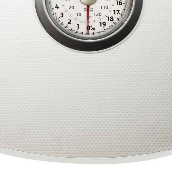 Classic Mechanical Bathroom Scale - White