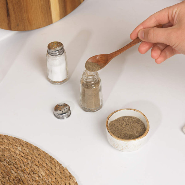 Café Glass Salt & Pepper Shakers