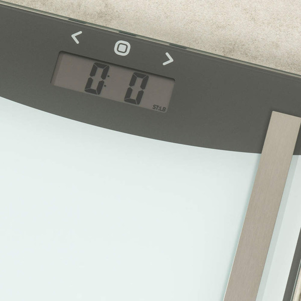 Glass Analyser Bathroom Scale - Silver Glass Analyser Bathroom Scale - Silver