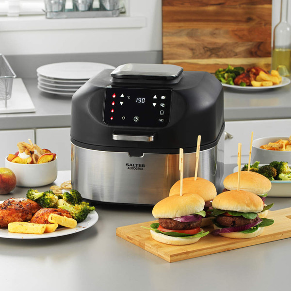 AeroGrill 5-in-1 Air Fryer & Grill - 5.2L - No - EK4549 - Salter - 5054061418033