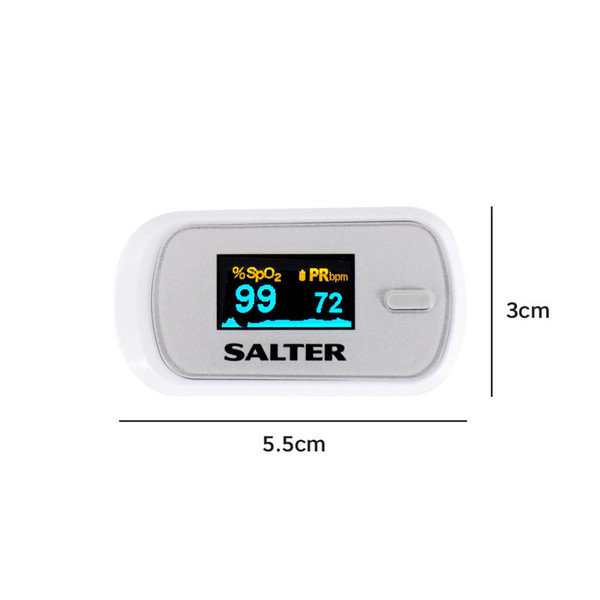 OxyWatch Fingertip Pulse Oximeter - LCD - PX-100-EU - Salter - 5010777147131