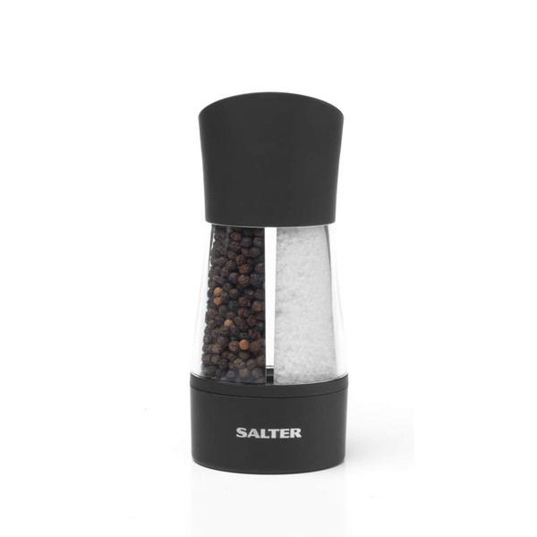 Dual Mechanical Salt & Pepper Mill - Black - 7612 BKXRA - Salter - 5054061449594