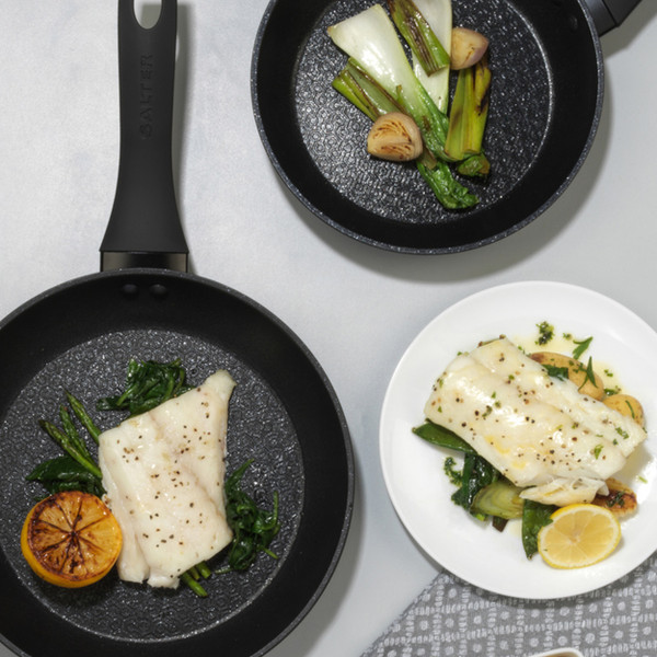 Geo Hex 30cm Frying Pan - Black - BW08772 - BGC - Salter - 5054061356311